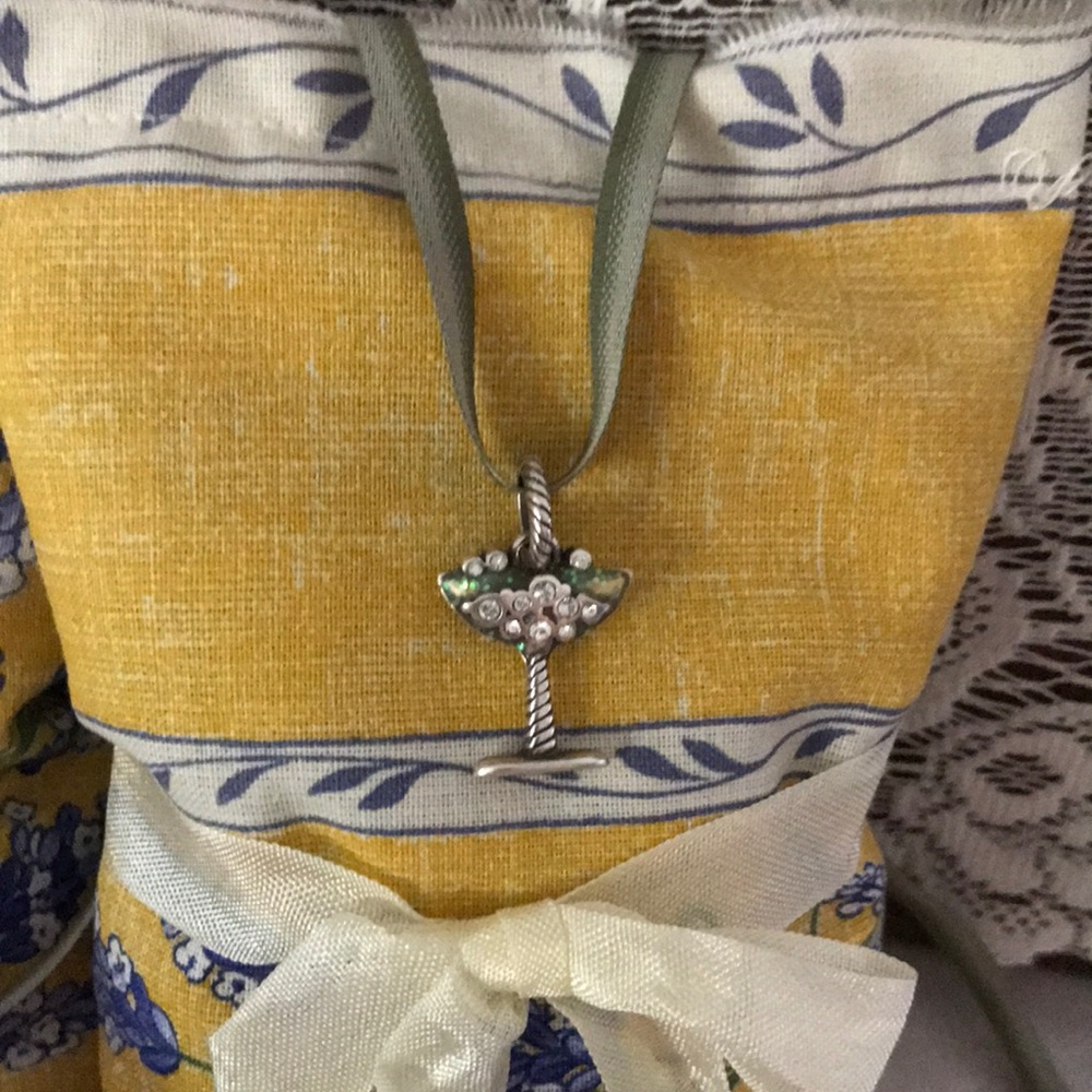 Brighton  martini glass charm